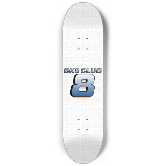 #8 SK8 CLUB Limited - White